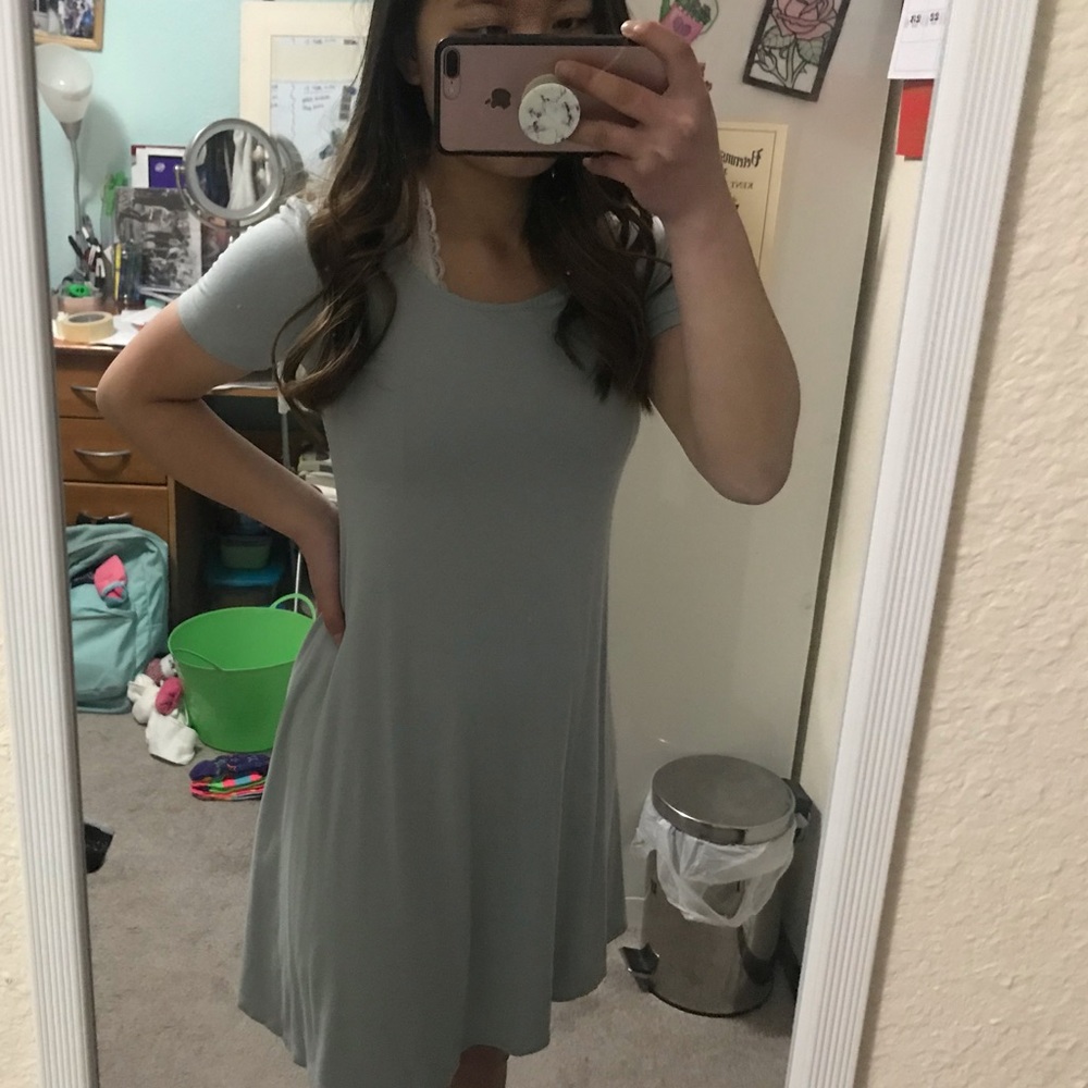 Blue dress